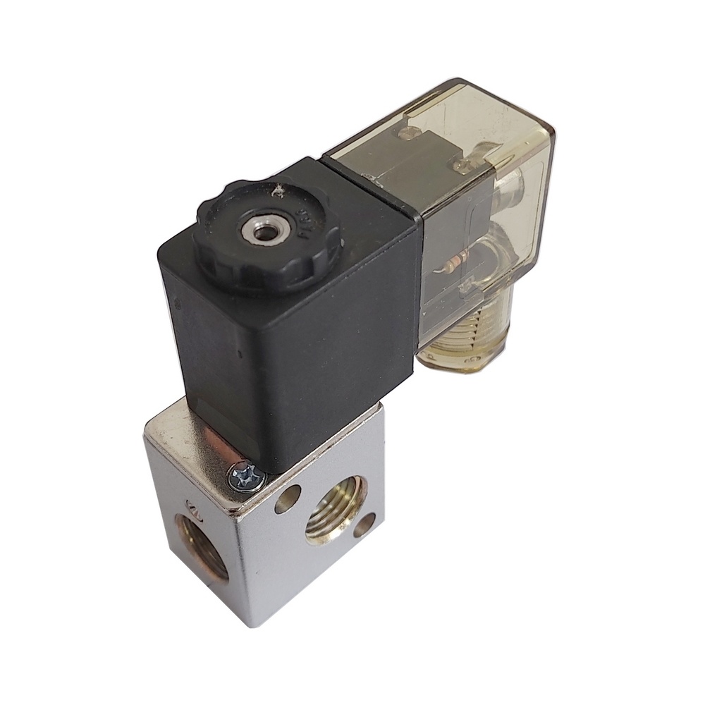 Válvula solenóide/mini 1/4 3/2 vias 220 VCA