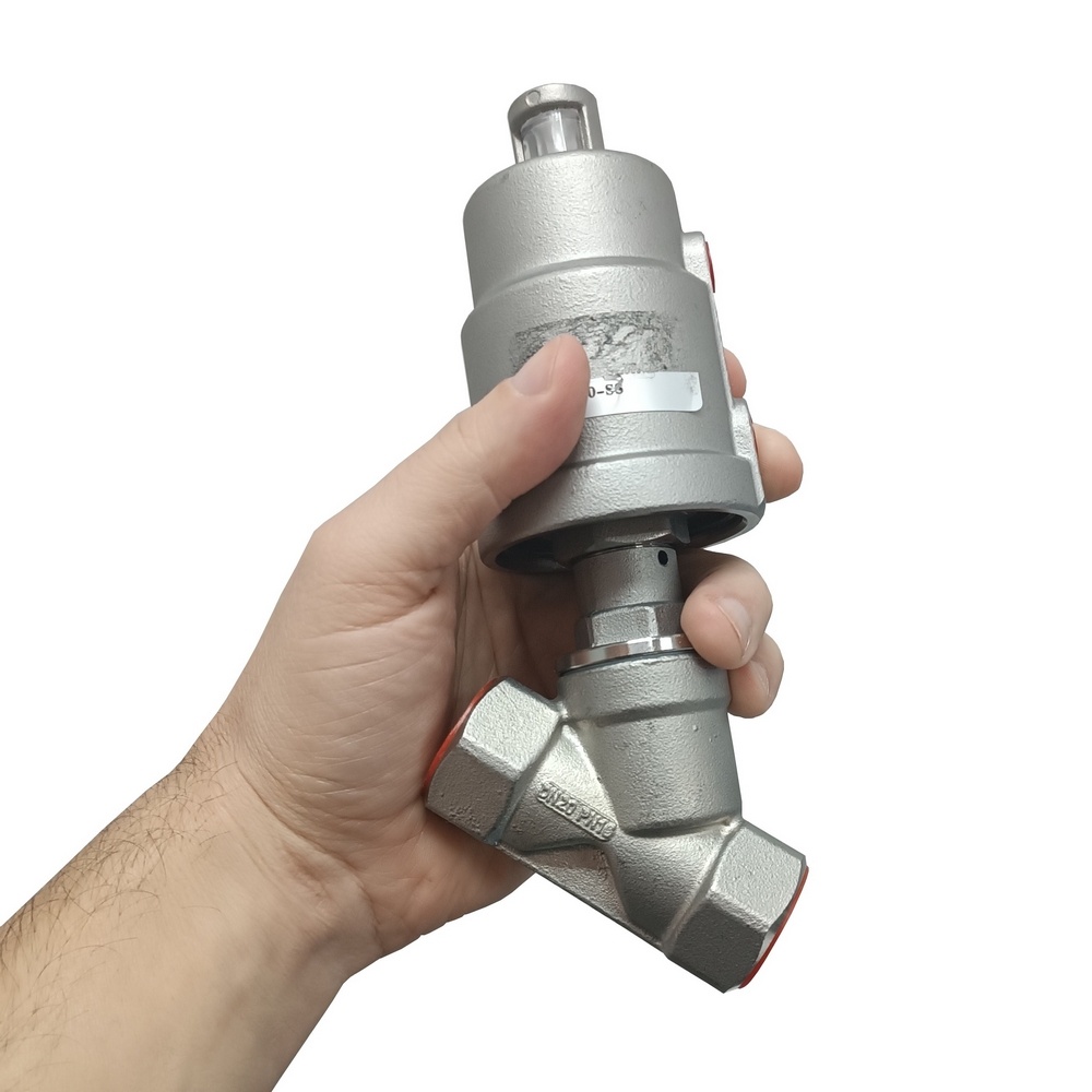 Válvula Assento Inclinado Pilotada Rosca 3/4