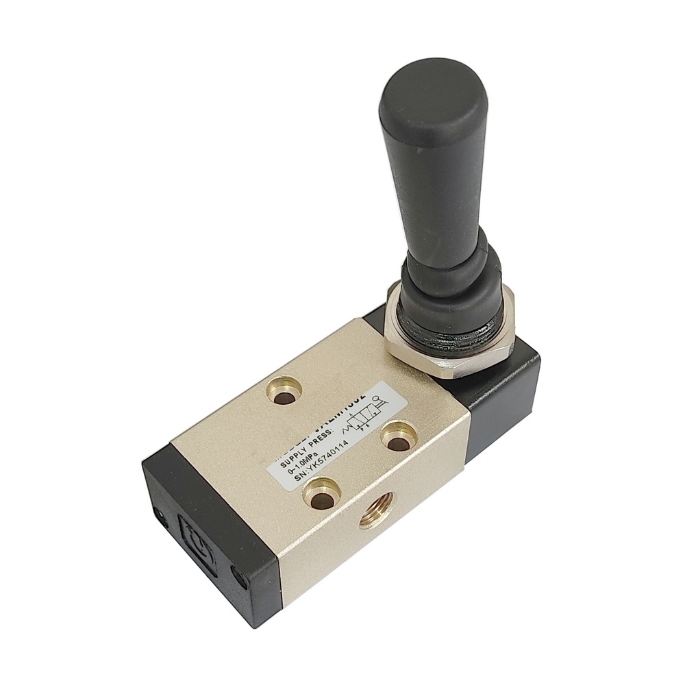 Válvula Alavanca/Trava 1/8" 3/2 Vias