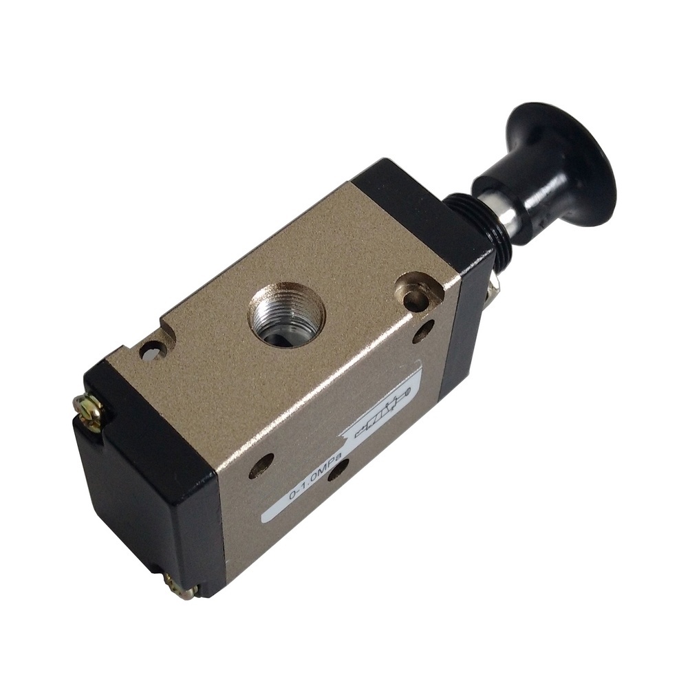 Válvula Botão/Mola 1/8 3/2 vias