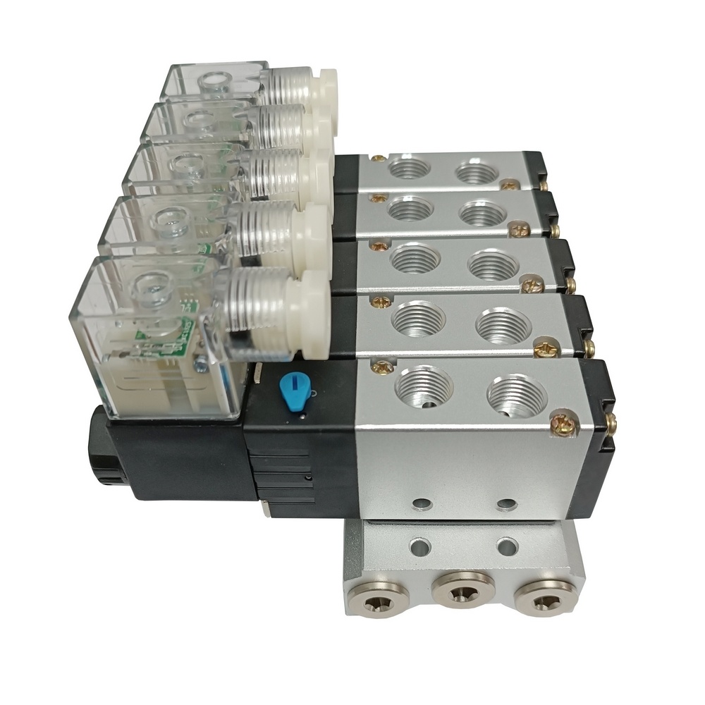 Conjunto Bloco Manifold com Válvulas Pneumáticas (Preço Sob-Consulta)