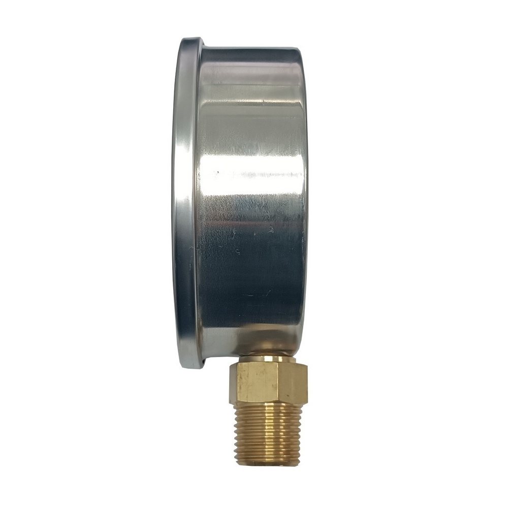 Manômetro Vertical 1400 PSI / 100 Bar c/ Rosca 1/2