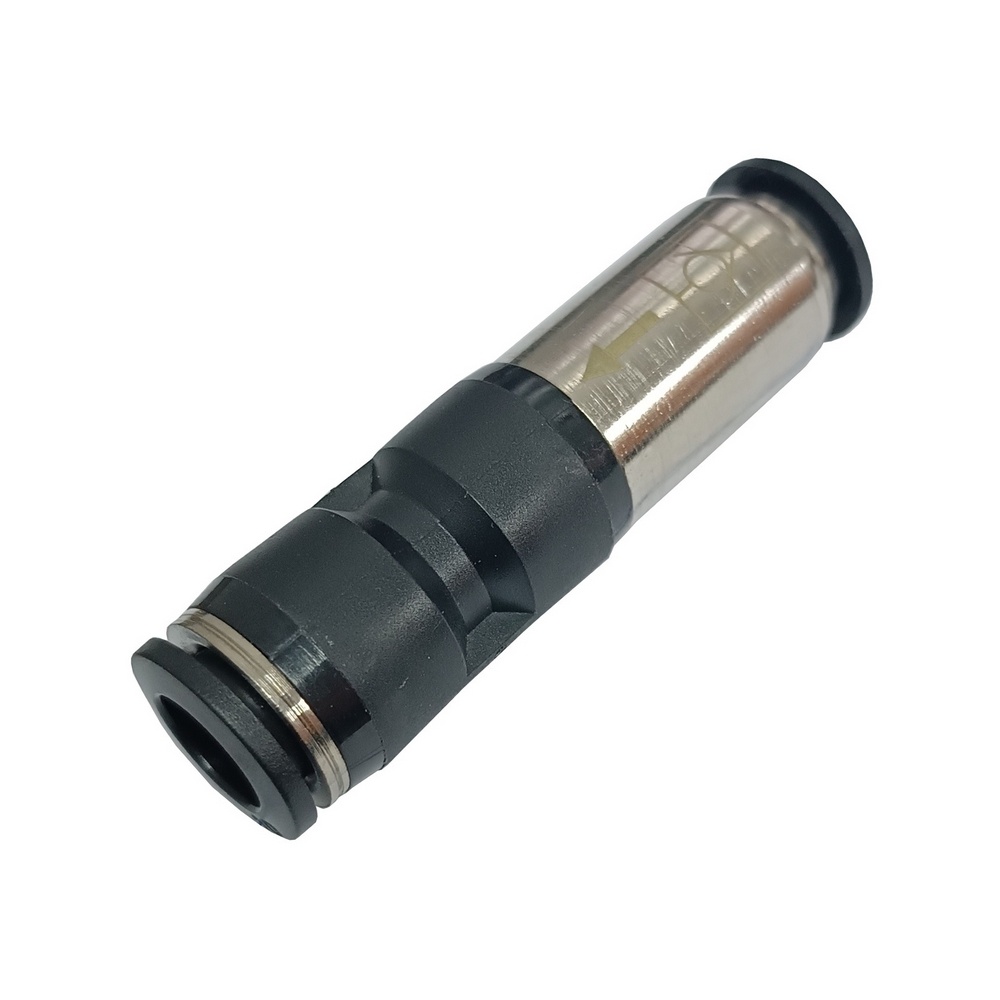 União Reta c/ Retenção Tubo 10 mm - (Conexão Pneumática c/ Retenção)