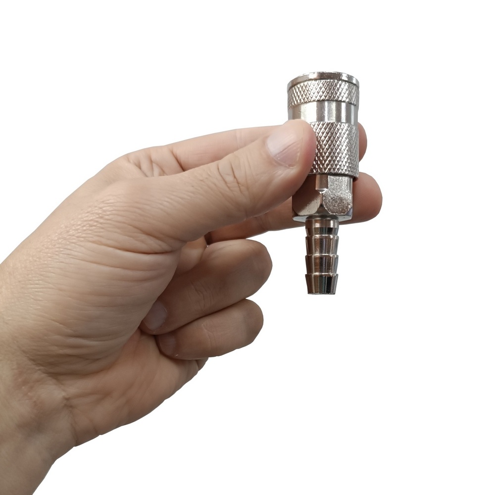 Engate Rápido c/ Esfera e Espiga p/ Mangueira 1/4