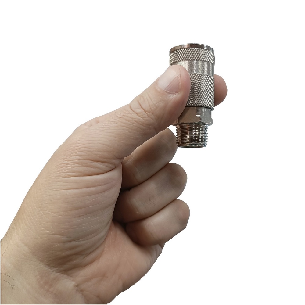 Engate Rápido c/ Esfera Rosca Macho 3/8