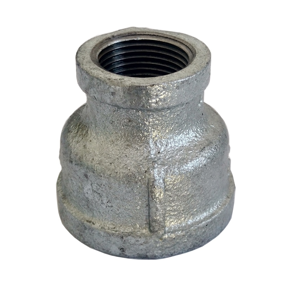 Luva de Redução 4" x 3" BSP - Galvanizada
