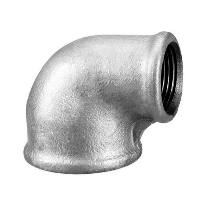 Cotovelo De Redução 90º 3/4" x 1/2" BSP - Galvanizado